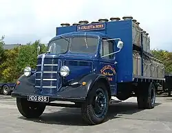 One of Collett's early milk wagons