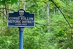 District information sign