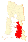 Location of Chaitén commune in Los Lagos Region