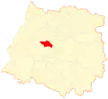 Location of the Maule commune in the Maule Region