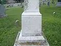 Confederate Soldiers Martyrs Monument in Eminence of Eminence, Kentucky, for the three Confederate soldiers executed by order of General Burbridge