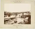 Moving of the Passerelle downstream in 1903 before construction of the new bridge