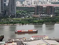 Empire City Complex with Sala Urban Area behind, part of Thủ Thiêm Urban Area in 2023