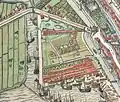 Eastern Amsterdam circa 1544, with Montelbaanstoren in the lower left corner
