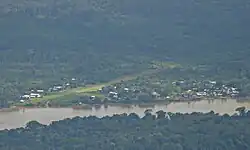 Cottica viewed from the air