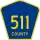 County Route 511 marker