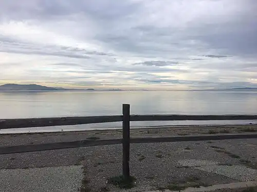 Coyote Point looking toward San Francisco city