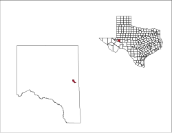 Location of Crane, Texas