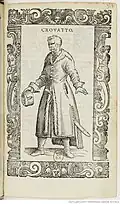 Portrait of a Croat horseman, Venice, 1590, Cesare Vecellio[11]