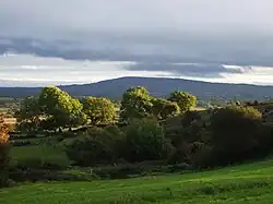 Landscape in Cuillonaughton looking towards Slieve Carn