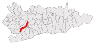 Location in Călărași County