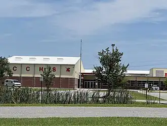 Currituck County High School, in Barco.