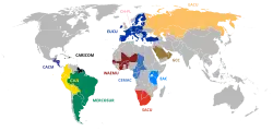 Customs unions worldwide