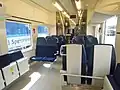 Interior of ČD Class 650 (low-floor section)