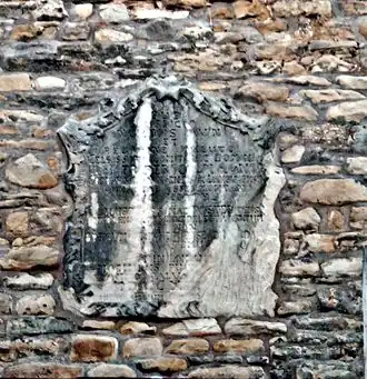 Baroque inscription