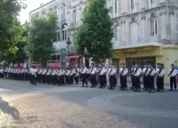 French Air Force riflemen in Rochefort.