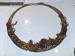 Dai necklace, metalwork, Yunnan Provincial Museum, Kunming, Yunnan