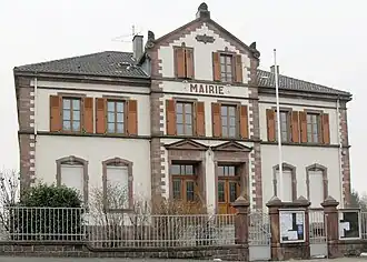The town hall in Danne-et-Quatre-Vents