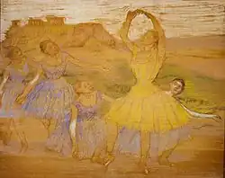 Edgar Degas, Group of Dancers c.1895-c.1897