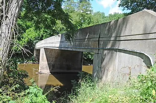 Bridge on Deibler's Dam Road in Mifflin Township connecting to Lower Mahanoy Township