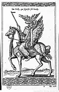 Deli horseman from a 1576 Italian edition of Nicolas de Nicolay's Travels in Turkey
