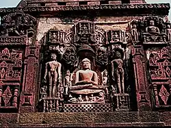 Wall of Jain Temple complex at Deogarh