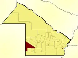 Location of Doce de Octubre Department within Chaco Province