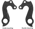 Derailleur hanger types: inner mount vs outside mount