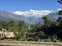 Dhauladhar mountain ranges, view from Dharamshala