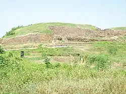 Defensive wall of Dholavira, Gujarat, India, 2650 BCE.