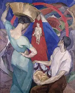 Adoration of the Virgin and Child, 1912–13, oil and encaustic on canvas, 150 × 120 cm, private collection