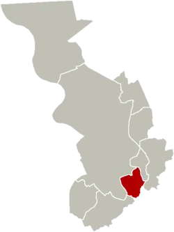 Location of Berchem in Antwerp