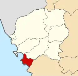 Location of Samanco in the Santa Province