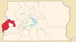 Localization of Ceilândia in Federal District