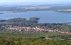 View of Dolní Věstonice from Děvín