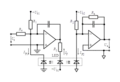 Sample schematic of an optically isolated amplifier