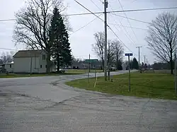 Looking south into town.