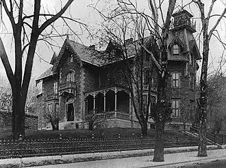 Braehead (1861), Orrin Squire Wood's residence