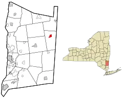 Location of Amenia, New York
