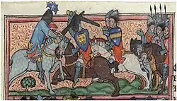 Vermandois (L'Armorial du Héraut Vermandois), "Le Roy Danit".