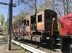 Remains of Berlin S-Bahn EMU motor unit ET 169 005b