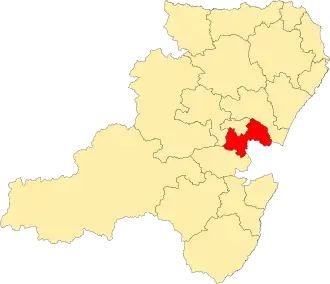 Location of the ward