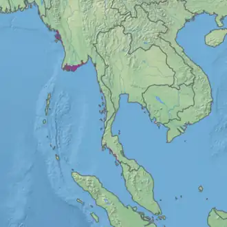 Ecoregion territory (in purple)