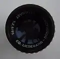 Projection objective Patrinast for a 35 mm slide projector by Ed. Liesegang; 1:2.8/85