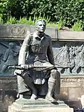 Scottish-American War Memorial by was designed by R. Tait McKenzie, erected in 1927