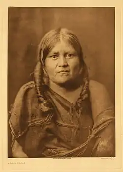 Hopi woman, 1922, photo by Edward S. Curtis