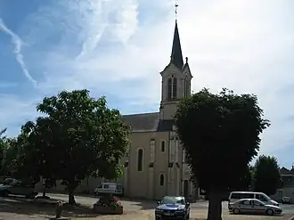 The church of Saint Paul, in Lury-sur-Arnon