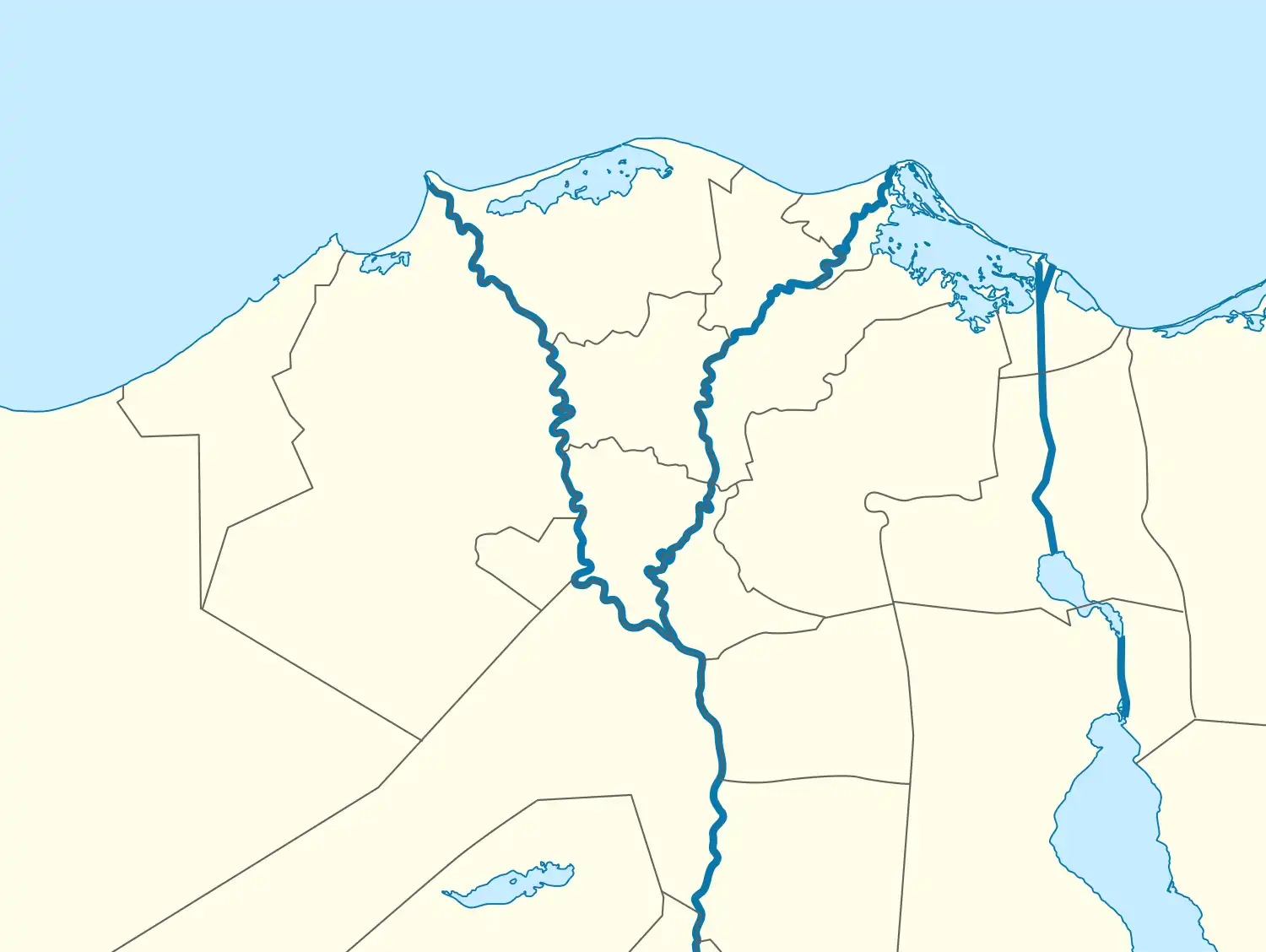 Rosetta is located in Nile Delta