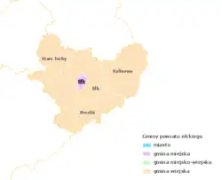 Division into gminas