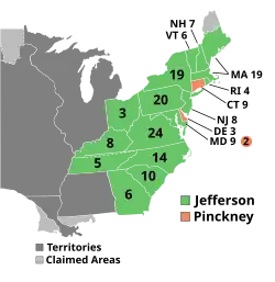 Electoral College map